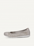Caprice Ballerina - Offwhite / Silber