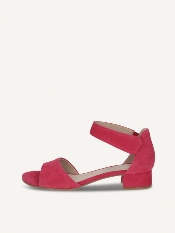 Caprice Sandalette - Rosa Wildleder
