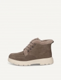 Caprice Stiefelette - Dunkeltaupefarbenes Wildleder