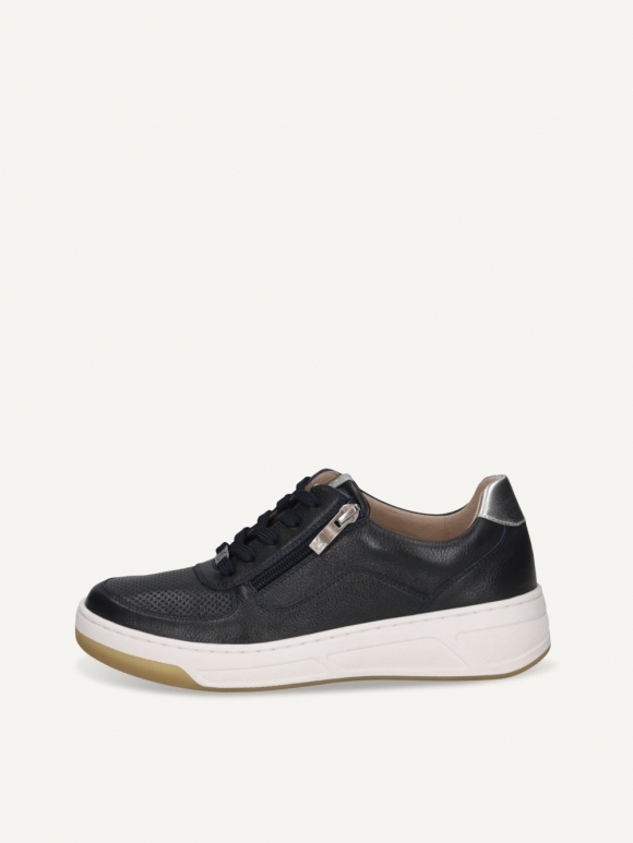 Caprice Sneaker - Dunkelblau/Silber