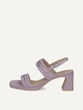 Caprice Sandalette - Lavendelfarbenes Wildleder