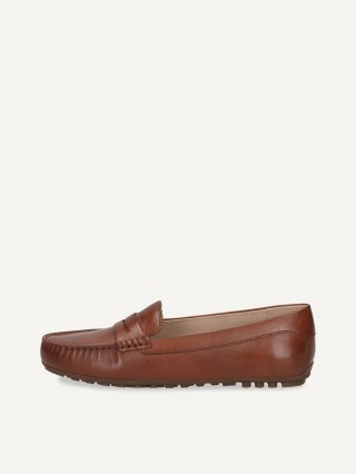 Caprice Moccassin - Cognac-Nappa