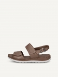 Caprice Sandalette - Taupe-Perlmuttleder