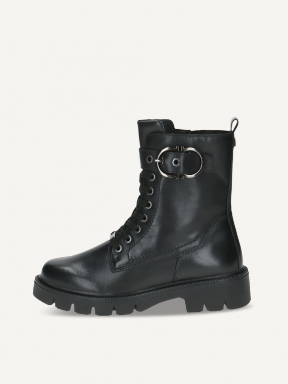Caprice Stiefelette - Schwarzes Nappaleder