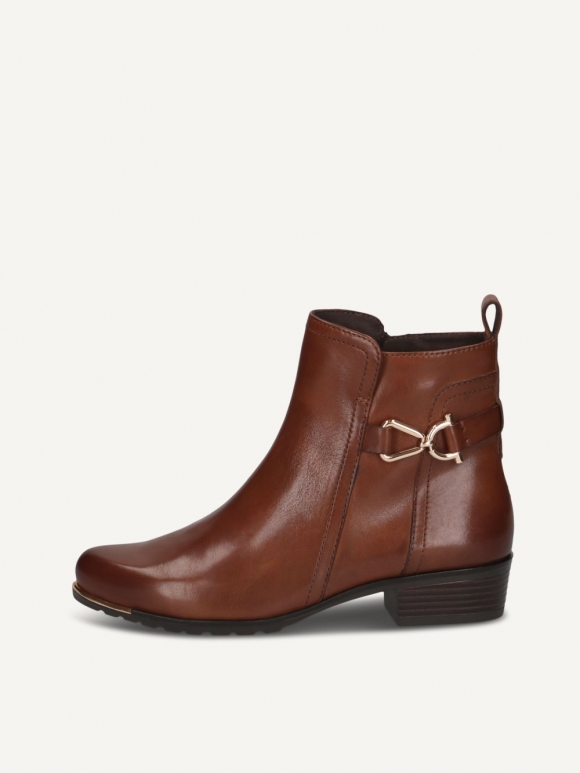 Caprice Stiefelette - Cognac-Nappaleder