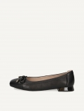 Caprice Ballerina - Schwarzes Nappaleder