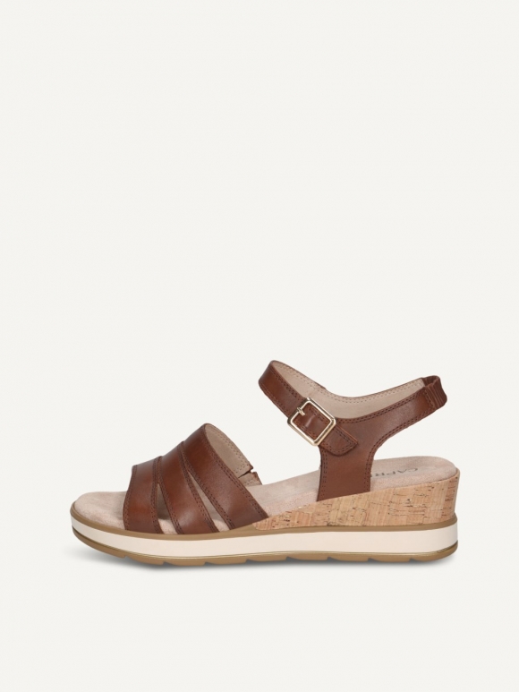 Caprice Sandalette - Cognac-Nappa