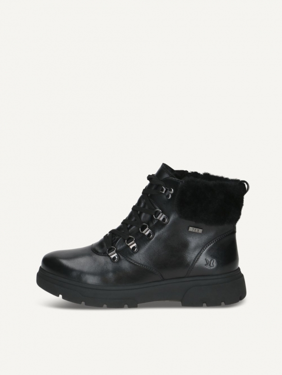 Caprice Stiefelette - Schwarzes Nappaleder