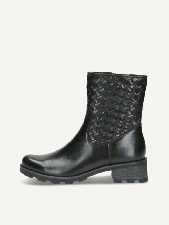 Caprice Stiefelette - Schwarzes Nappa