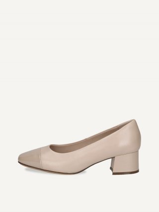 Caprice Pumps - Beige Kammleder