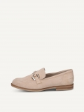 Caprice Slipper - Beigefarbenes Wildleder