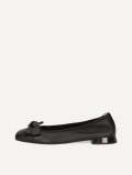 Caprice Ballerina - Schwarzes Hirschleder