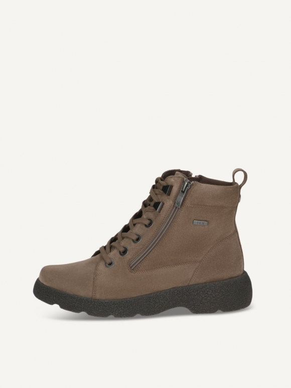 Caprice Stiefelette - Taupefarbenes Wildleder