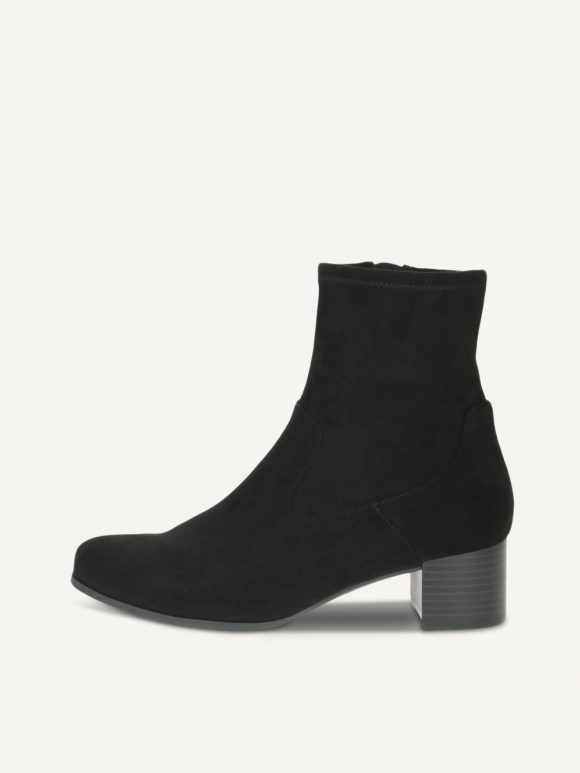 Caprice Stiefelette - Schwarzer Stretch