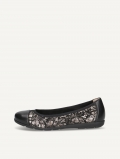 Caprice Ballerina - Schwarz / Gunmetal
