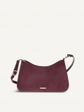Caprice Handtasche - Bordeaux-Wildlederleder