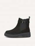 Caprice Stiefelette - Schwarzes Nubukleder