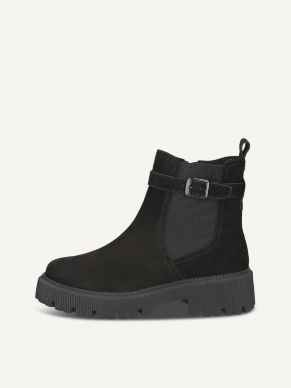 Caprice Stiefelette - Schwarzes Nubukleder