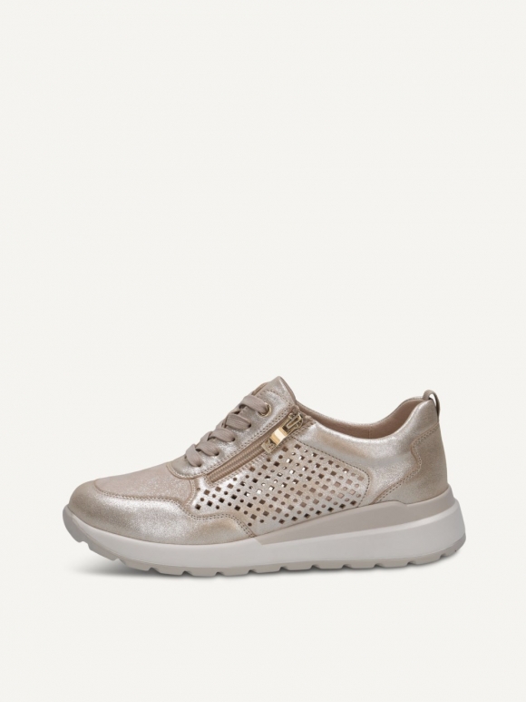Caprice Sneaker - Taupefarbener Kamm