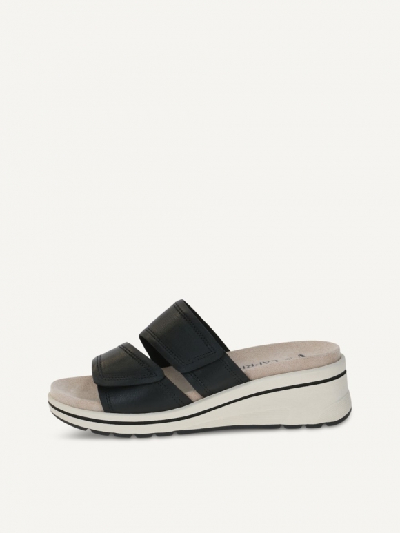 Caprice Pantolette - Schwarzes Nappa