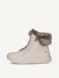 Caprice Stiefelette - Cremefarbenes Nappaleder