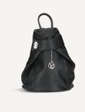 Caprice Rucksack - Schwarzes Nappaleder