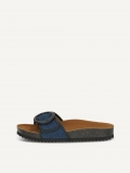 Caprice Pantolette - Jeans/Schwarz
