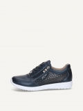 Caprice Sneaker - Marineblau-Perlmuttleder