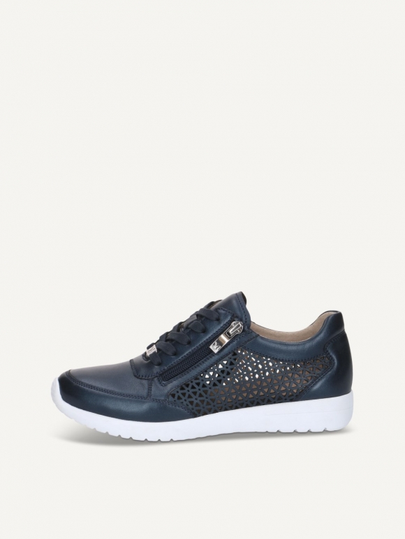 Caprice Sneaker - Marineblau-Perlmuttleder