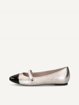 Caprice Ballerina - Schwarz/Gold