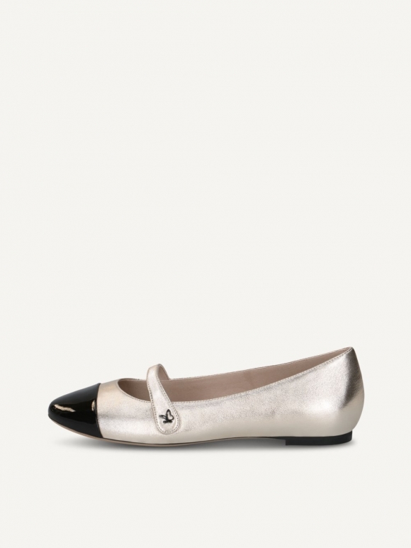 Caprice Ballerina - Schwarz/Gold