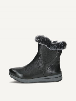 Caprice Stiefelette - Schwarzes Nappa