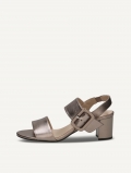 Caprice Sandalette - Braun-Metallic