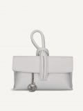 Caprice Clutch - Cremeweißes Nappaleder