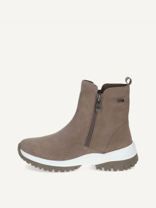 Caprice Stiefelette - Schlammfarbenes Wildleder