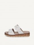 Caprice Slipper - Weißes Nappaleder