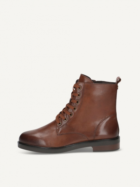 Caprice Stiefelette - Cognacfarbenes Nappaleder
