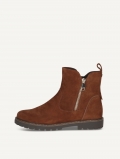 Caprice Stiefelette - Cognacfarbenes Wildleder