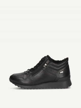 Caprice Stiefelette - Schwarzes Nappaleder