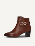 Caprice Stiefelette - Cognacfarbener Kamm