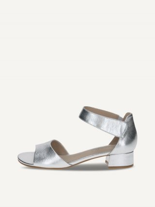 Caprice Sandalette - Silbermetallic
