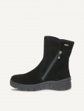 Caprice Stiefelette - Schwarzes Nubukleder