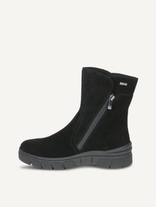 Caprice Stiefelette - Schwarzes Nubukleder