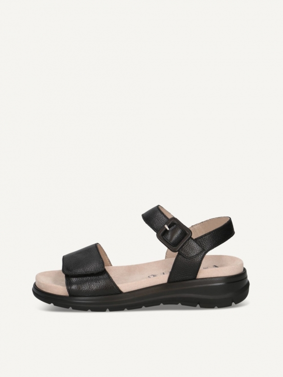 Caprice Sandale - Schwarzes Nappa