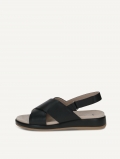 Caprice Sandale - Schwarzes Nappa