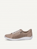 Caprice Sneaker - Sandfarbenes Wildleder