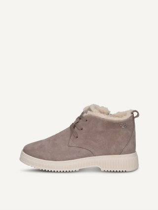 Caprice Stiefelette - Taupefarbenes Wildleder
