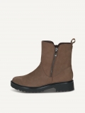 Caprice Stiefelette - Taupefarbenes Nubukleder