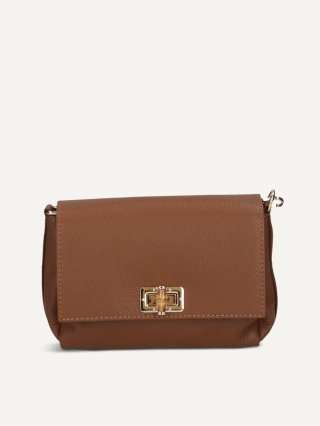 Caprice Handtasche - Nuss-Nappaleder
