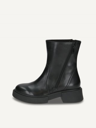Caprice Stiefelette - Schwarzes Nappaleder